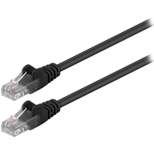 GOOBAY 68643 U/UTP PATCHCABLE CAT.5E 0.5M BLACK