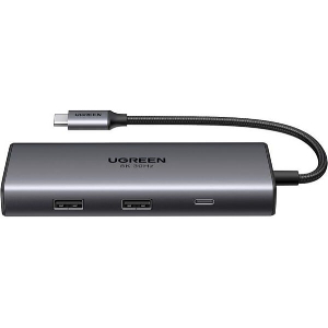 UGREEN CM498 15852 MULTI FUNCTION TYPE-C CONVERTER 6 IN1