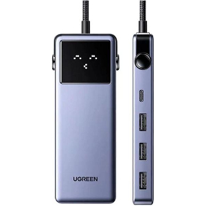 UGREEN TYPE-C HUB CM888 45155 UNO 6IN1 GREY