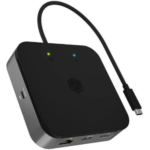 ICY BOX IB-DK408-C41 7-IN-1 USB 4 DOCKING STATION WITH DUAL VIDEO OUTPUT