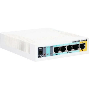 MIKROTIK WIRELESS ACCESS POINT RB951UI-2HND 2.4GHZ AP 5X10/100 ETHERNET USB 600MHZ CPU 128MB RAM
