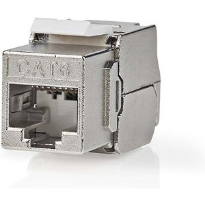 NEDIS CCGP89720ME KEYSTONE CAT6 RJ45 FEMALE S/FTP METALP