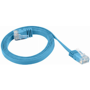 LANBERG PATCHCORD CAT.5E FLAT 0.5M BLUE