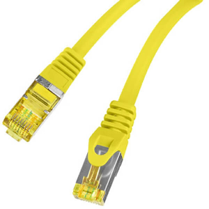 LANBERG PATCHCORD CAT.6A LSZH CU 1.5M YELLOW FLUKE PASSED