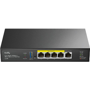 CUDY C200P 2-IN-1 GIGABIT VPN ROUTER / AP CONTROLLER WITH 4 POE+ PORTS