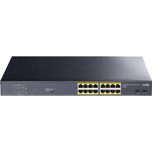 CUDY GS1020PS2 16-GBE POE SWITCH WITH 2 UPLINK SFP