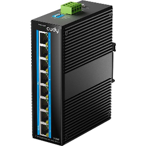 CUDY IG1008P 8-PORT INDUSTRIAL GIGABIT POE+ SWITCH
