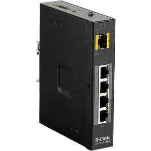 D-LINK DIS-100G-5PSW 5 PORT UNMANAGED SWITCH 4 X 10/100/1000BASET(X) (4 POE) & 1 X 100/1000BASESFP