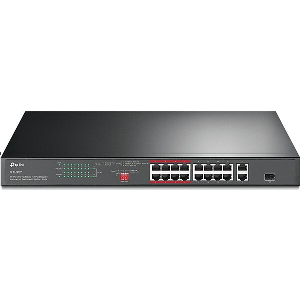 TP-LINK TL-SL1218P 18-PORT 16 10/100MBPS (16 POE+ 2 GIGABIT 1 SFP COMBO) DESKTOP/RACK SWITCH