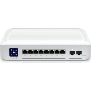 UBIQUITI SWITCH UNIFI 8XRJ45 2,5G/2XSFP+ 10G MANAGED POE+ WALL-MOUNTABLE, 1,3