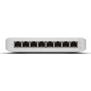 UBIQUITI SWITCH UNIFI 8XRJ45 GBIT MANAGED 4XPOE 52W WALL-MOUNTABLE, FANLESS, INTERNAL PSU