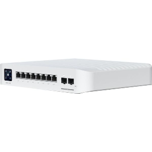 UBIQUITI SWITCH UNIFI 8XRJ45 GBIT/2XSFP+ MANAGED POE+ 120W WALL-MOUNTABLE
