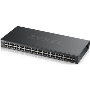ZYXEL 2220-50 SWITCH GS- 48-PORT LAYER2+ 44X GB+ 4X GBCOMBO (RJ45/SFP) + 2X GB SFP MANAGED