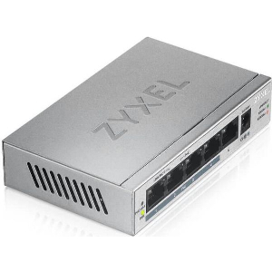 ZYXEL GS1005-HP SWITCH 5 PORT GIGABIT POE+ UNMANAGED 60W