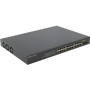 ZYXEL GS1900-24HP SWITCH 24 PORT MANAGED GIGABIT POE RACK-MOUNT