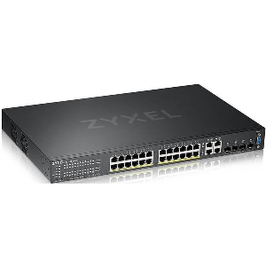 ZYXEL GS2220-28HP SWITCH 24-PORT GBE POE + 4-PORT COMBO (RJ45/SFP) L2 WITH GBE UPLINK MANAGER