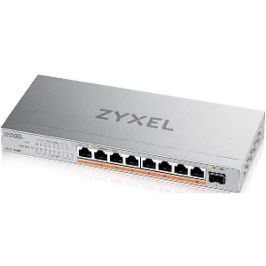 ZYXEL XMG-108HP SWITCH 8 PORTS 25G + 1 SFP+ 100W TOTAL POE++ DESKTOP UNMANAGED SWITCH