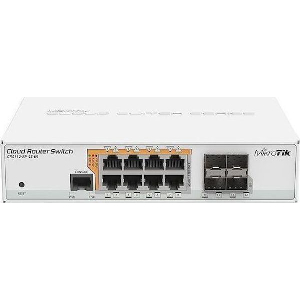 MIKROTIK SWITCH 8 PORT CRS112-8P-4S-IN 8 X GIGABIT ETHERNET PORTS 10/100/1000MBPS 4 X SFP