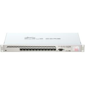 MIKROTIK CCR1016-12G CLOUD CORE ROUTER WITH 12-PORT RACKMOUNT GIGABIT ETHERNET 2GB RAM LCD