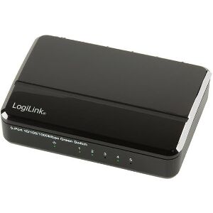 LOGILINK NS0105 5-PORT GIGABIT ETHERNET DESKTOP SWITCH BLACK