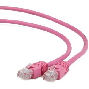 CABLEXPERT PP12-3M/RO PINK PATCH CORD CAT.5E MOLDED STRAIN RELIEF 50U PLUGS 3M