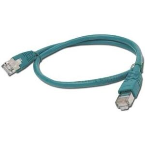 CABLEXPERT PP22-0.5M/G GREEN FTP PATCH CORD MOLDED STRAIN RELIEF 50U PLUGS 0.5M