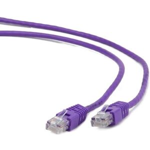 CABLEXPERT PP6-0.5M/V PURPLE PATCH CORD CAT6 MOLDED STRAIN RELIEF 50U PLUGS 0.5M