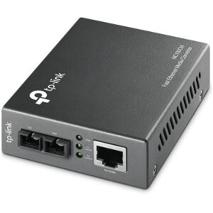 TP-LINK MC100CM FAST ETHERNET MEDIA CONVERTER MULTIMODE SC 100BASE-FX