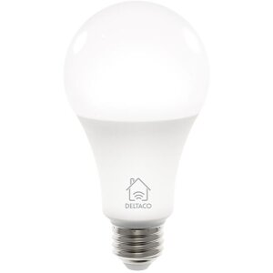DELTACO SH-LE27W SMART HOME ΛΑΜΠΑ LED E27 WIFI 9W 2700K-6500K DIMBAR ΛΕΥΚΗ