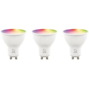 DELTACO SH-LGU10RGB-3P SMART HOME ΛΑΜΠΑ LED GU10 WIFI 5W RGB DIMBAR 220-240V ΛΕΥΚΗ 3-PACK