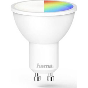 HAMA 176598 WLAN LED LAMP GU10 5.5W RGBW DIMMABLE REFL. FOR VOICE / APP CONTROL
