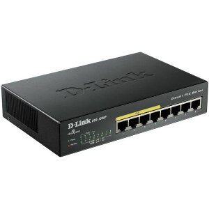 D-LINK DGS-1008P 8-PORT GIGABIT POE UNMANAGED DESKTOP SWITCH