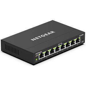 NETGEAR GS308E 8 PORTS MANAGED GIGABIT ETHERNET (10/100/1000) BLACK GS308E-100PES