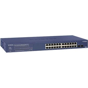NETGEAR GS724TP MANAGED L2/L3/L4 GIGABIT ETHERNET (10/100/1000) POE 1U BLACK GREY GS724TP-200EUS