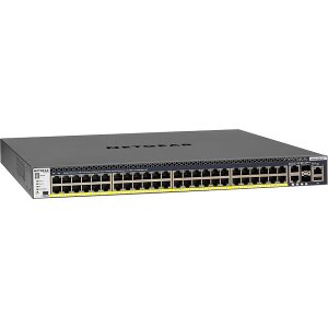 NETGEAR M4300-52G-POE+ 550W PSU MANAGED L2/L3/L4 GIGABIT ETHERNET POE 1U BLACK GSM4352PA-100NES