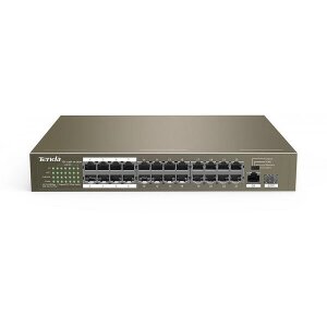 TENDA TEF1118P-16-250WV2.0 16FE+2GE/1SFP DESKTOP SWITCH WITH 16-PORT POE