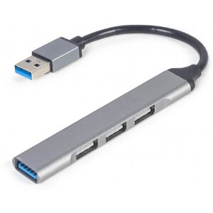 GEMBIRD UHB-U3P1U2P3-02 4-PORT USB HUB (USB3 X 1 PORT USB2 X 3 PORTS) SILVER