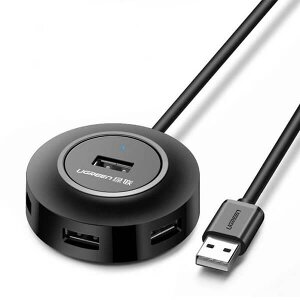 UGREEN HUB USB 2.0 CR106 BLACK 20277