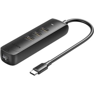 UGREEN HUB USB 3.0 WITH TYPE-C TO ETHERNET ADAPTER CM530 BLACK 50627