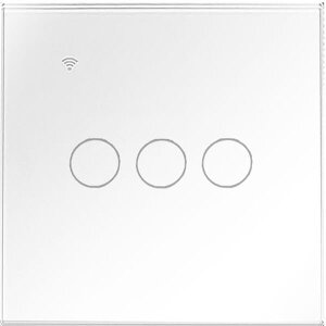 COOLSEER WIFI LIGHT WALL TOUCH SWITCH ΤΡΙΠΛΟΣ ΛΕΥΚΟΣ L / N+L