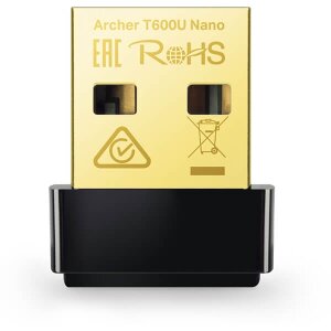 TP-LINK ARCHER T600U NANO V1.0 WIRELESS USB ADAPTER AC600