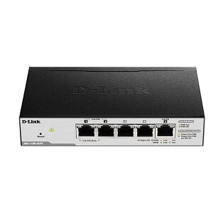 D-LINK DGS-1100-05PDV2 5-PORT GIGABIT POE SMART MANAGED SWITCH WITH 1 PD PORT