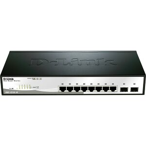 D-LINK DGS-1210-10 8-PORT GIGABIT SMART MANAGED SWITCH WITH 2 GIGABIT SFP PORTS