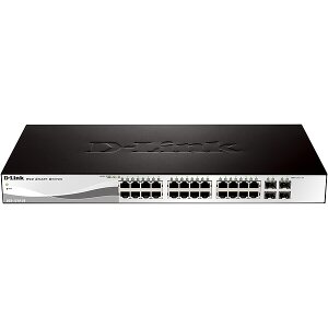 D-LINK DGS-1210-28 28-PORT GIGABIT SMART MANAGED SWITCH INCLUDING 4 SFP PORTS (FANLESS)