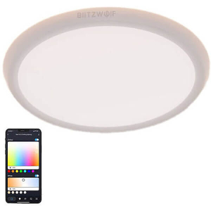 BLITZWILL BW-CLT1 LED SMART CEILING LIGHT 30CM MAIN LIGHT AND RGB ATMOSPHERE APP REMOTE CONTROL