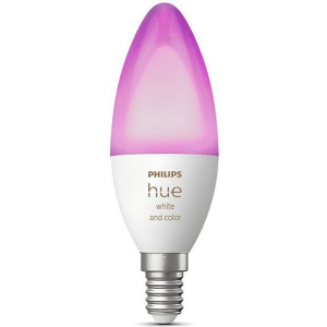 PHILIPS HUE LED CANDLE E14 BT 5.3W 470LM WHITE COLOR AMBIANCE