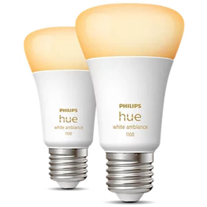 PHILIPS HUE LED LAMP E27 2-PACK SET 8W 800LM WHITE AMBIANCE