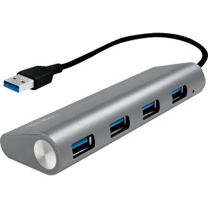 LOGILINK UA0307 4-PORT HUB USB 3.0 WITH ALUMINUM CASING