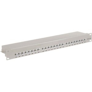 GOOBAY 90855 24-PORT STP CAT.6A 1U 19'' PATCH PANEL GREY