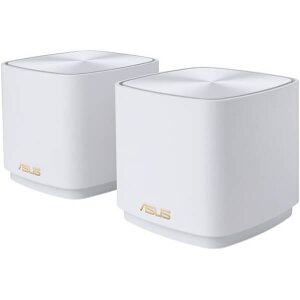 ASUS ZENWIFI AX MINI (XD4) WI-FI 6 ROUTER SYSTEM 2-PACK WHITE